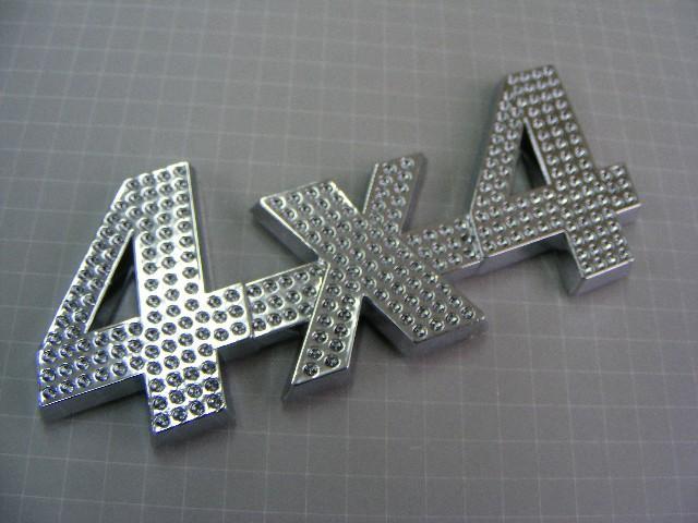● 4×4 LUXURT CRYSTAL TYPE EMBLEM エンブレム ● < 自動車/バイク ● 4×4 LUXURT CRYSTAL TYPE EMBLEM エンブレム ● < 自動車/バイク