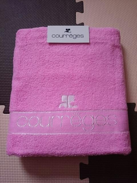 新品未使用☆courreges クレージュ★バスタオル☆ピンク★ < ブランド 新品未使用☆courreges クレージュ★バスタオル☆ピンク★ < ブランドの
