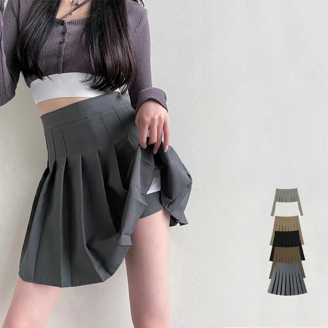 送料無料 新品 ボックスプリーツスカート ミニスカート黒 < 女性ファッション  送料無料 新品 ボックスプリーツスカート ミニスカート黒  < 女性ファッションの