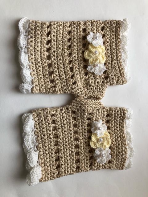 ハンドメイド ハンドウォーマー 春夏用 日焼け止め レース糸 < 女性ファッション  ハンドメイド ハンドウォーマー 春夏用 日焼け止め レース糸 < 女性ファッションの