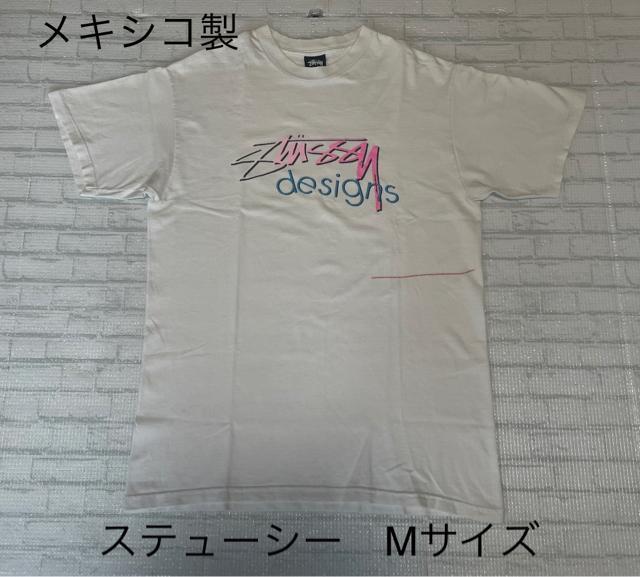 オールドステューシー/ Tシャツ ホワイト 綿100 ヴィンテージ Tシャツ 90's ロゴ メキシコ製 ストリート < ブランド  オールドステューシー/ Tシャツ ホワイト 綿100 ヴィンテージ Tシャツ 90's ロゴ メキシコ製 ストリート  < ブランドの