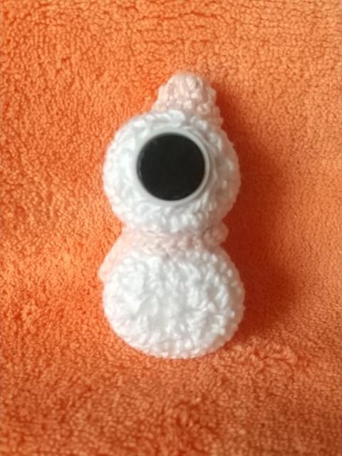 雪だるま編みぐるみマグネット(マフラーピンク) < ペット/手芸/園芸  雪だるま編みぐるみマグネット(マフラーピンク) < ペット/手芸/園芸の