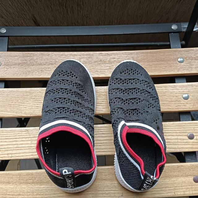 キッズ スリッポン 19cm ブラック 子供靴 男女兼用 シューズ 31 < キッズ/ベビー  キッズ スリッポン 19cm ブラック 子供靴 男女兼用 シューズ 31 < キッズ/ベビーの
