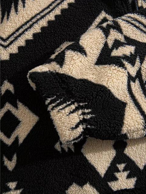 超お買い得3390円★メンズスタンドカラー&ルーズフィットフリースプルオーバー。エスニック柄 USAサイズM(日本サイズXL相当) < 男性ファッション 超お買い得3390円★メンズスタンドカラー&ルーズフィットフリースプルオーバー。エスニック柄 USAサイズM(日本サイズXL相当) < 男性ファッションの