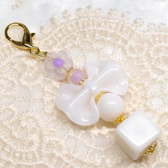 ハンドメイド☆少し大きめカニカン☆ビーズチャーム < 女性ファッション ハンドメイド☆少し大きめカニカン☆ビーズチャーム < 女性ファッションの