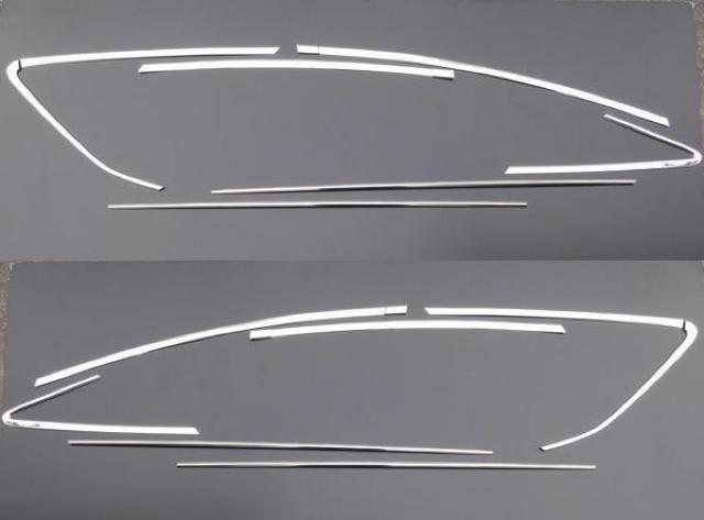 クロームメッキ鏡面ウィンドフレームトリム プリウスα アルファ < 自動車/バイク クロームメッキ鏡面ウィンドフレームトリム プリウスα アルファ < 自動車/バイク