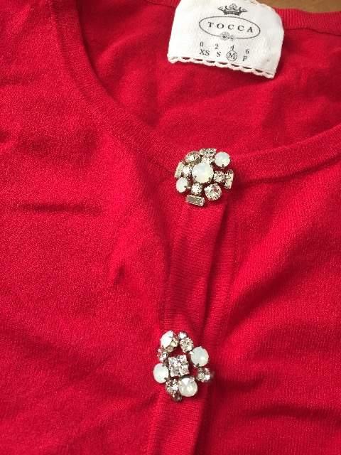 美品TOCCA ビジューボタンカーディガンM < ブランド  美品TOCCA ビジューボタンカーディガンM < ブランドの
