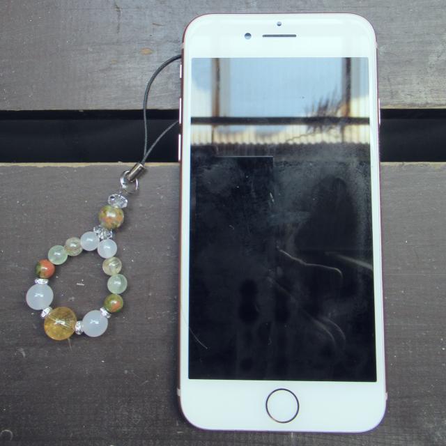 シトリンxホワイトカルセドニーxユナカイトストラップ < 家電/AV シトリンxホワイトカルセドニーxユナカイトストラップ < 家電/AVの