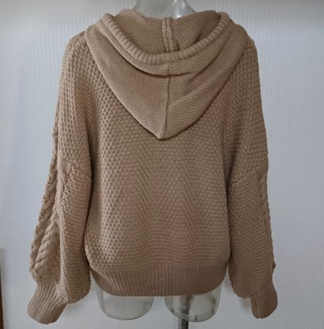 DAISY MERRY★ケーブル編み ニット ジップ パーカー < 女性ファッション DAISY MERRY★ケーブル編み ニット ジップ パーカー < 女性ファッションの