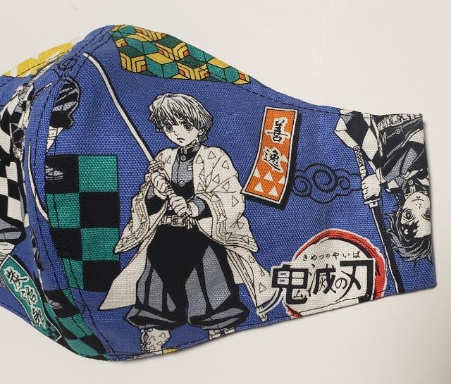 F46【限定】マスク 100★   鬼滅 立体マスク 炭治郎 善逸(*^^*)ハンドメイド < 女性ファッション  F46【限定】マスク 100★   鬼滅 立体マスク 炭治郎 善逸(*^^*)ハンドメイド < 女性ファッションの