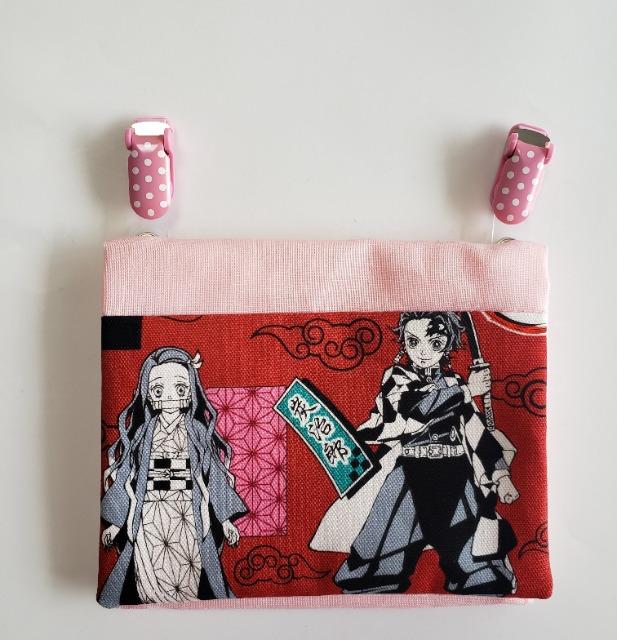 【本日限定】◆63A 鬼滅の刃 炭治郎 禰豆子 移動ポケット(*^^*)ハンドメイド < 女性ファッション  【本日限定】◆63A 鬼滅の刃 炭治郎 禰豆子 移動ポケット(*^^*)ハンドメイド  < 女性ファッションの