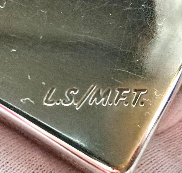 ZIPPO LS/MFT 略=Lucky Strike means fine tobacco ジッポライター ラッキーストライク < 男性ファッション  ZIPPO LS/MFT 略=Lucky Strike means fine tobacco ジッポライター ラッキーストライク < 男性ファッションの