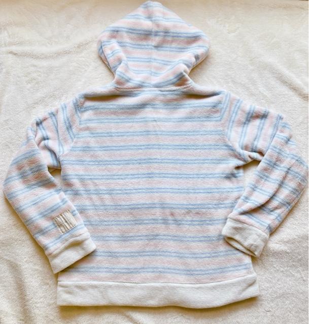 LOVE CITY ボーダー モコモコ ルームウェア パーカー フリース M N2m < 女性ファッション  LOVE CITY ボーダー モコモコ ルームウェア パーカー フリース M N2m < 女性ファッションの