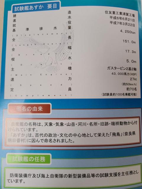 ☆ 海上自衛隊 クリアファイル A4 と 試験艦あすか 新品未使用品リーフレット < ホビー  ☆ 海上自衛隊 クリアファイル A4 と 試験艦あすか 新品未使用品リーフレット < ホビーの