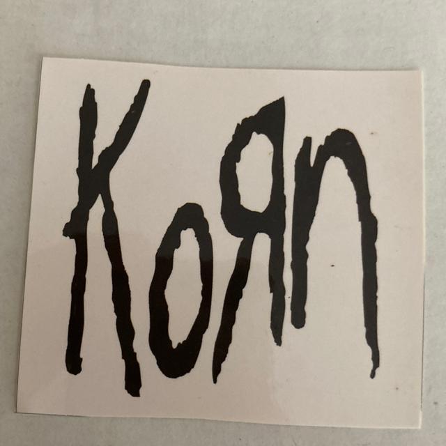 90年代当時物 ステッカー / KORN コーン ニューメタル < タレントグッズ  90年代当時物 ステッカー / KORN コーン ニューメタル  < タレントグッズの