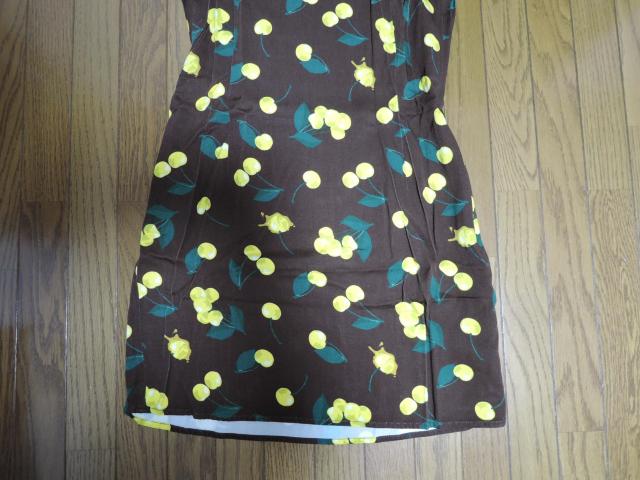 �V�i X-girl �G�b�N�X�K�[�� �`�F���[�� �����s�[�X 2 ���F CHERRY LACE-UP DRESS ���[���� �� �u�����h�� 