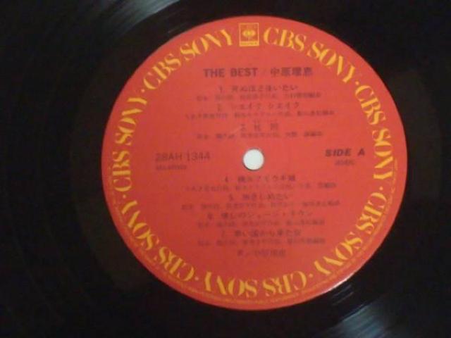 The Best 14〜中原理恵 帯付LP < CD/DVD/ビデオ  The Best 14〜中原理恵 帯付LP < CD/DVD/ビデオの