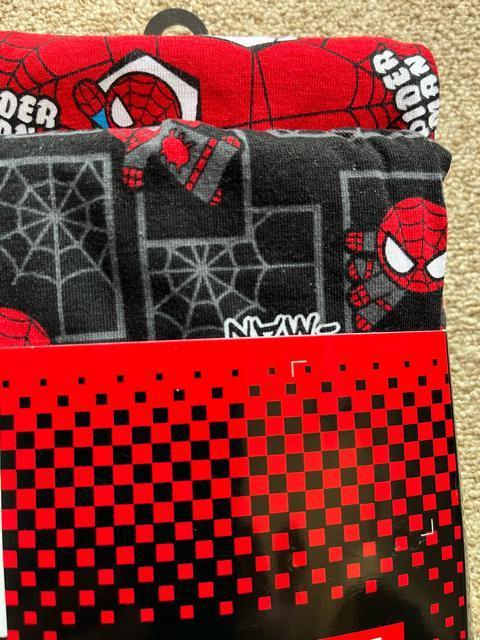 Lサイズ!2枚セット!高貴紳士的!スパイダーマン!立体前閉じ!ソフトな肌触り!ボクサーブリーフ! < 男性ファッション  Lサイズ!2枚セット!高貴紳士的!スパイダーマン!立体前閉じ!ソフトな肌触り!ボクサーブリーフ! < 男性ファッションの