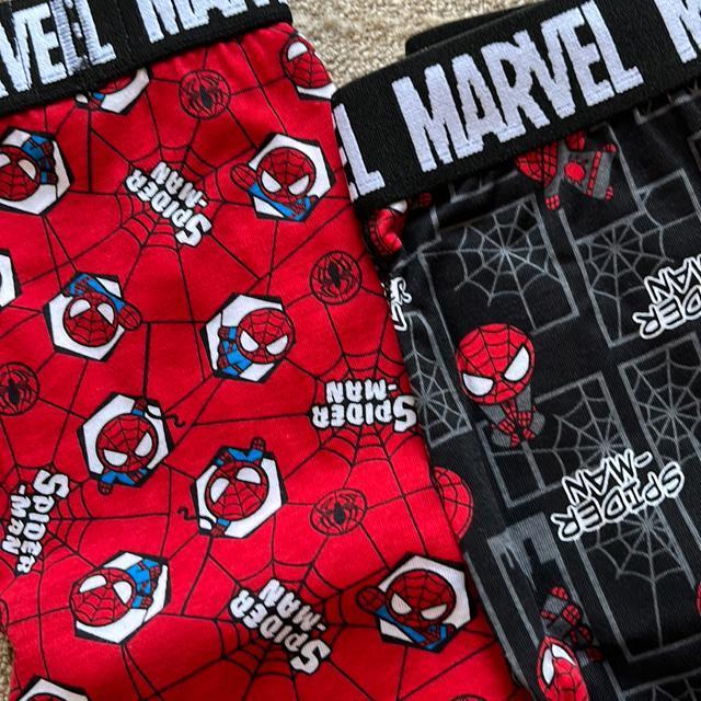 Lサイズ!2枚セット!高貴紳士的!スパイダーマン!立体前閉じ!ソフトな肌触り!ボクサーブリーフ! < 男性ファッション  Lサイズ!2枚セット!高貴紳士的!スパイダーマン!立体前閉じ!ソフトな肌触り!ボクサーブリーフ! < 男性ファッションの