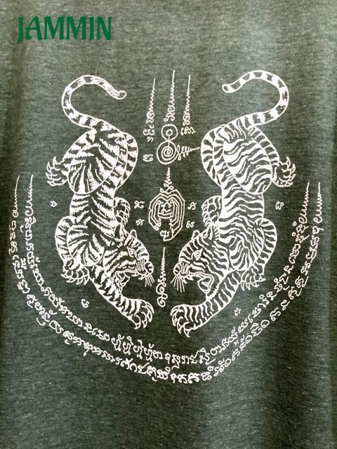 サクヤンTシャツ サクヤン アジアン 虎 エスニック 個性派 タトゥー < 男性ファッション  サクヤンTシャツ サクヤン アジアン 虎 エスニック 個性派 タトゥー < 男性ファッションの