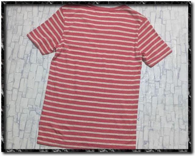 ハムネット VネックボーダーTシャツ 赤×白 < ブランド ハムネット VネックボーダーTシャツ 赤×白 < ブランドの