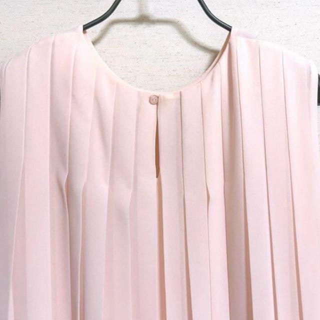 【美品】ノースリーブ バックプリーツカットソー/UNIQLO/ピンク/S < 女性ファッション  【美品】ノースリーブ バックプリーツカットソー/UNIQLO/ピンク/S < 女性ファッションの