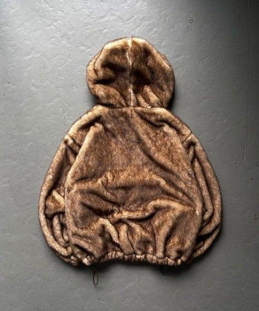 Auntie Rosaパーカー★エコファーがレアなブラウン系パーカー/新品♪ < ブランド Auntie Rosaパーカー★エコファーがレアなブラウン系パーカー/新品♪ < ブランドの