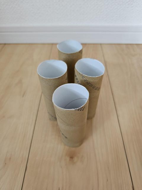 トイレットペーパーの芯(茶色×4本) < インテリア/ライフ トイレットペーパーの芯(茶色×4本) < インテリア/ライフの