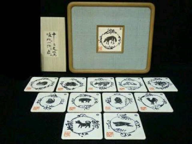 工芸 棟方志功 干支の工芸画全種類 額装 < ホビー  工芸 棟方志功 干支の工芸画全種類 額装  < ホビーの
