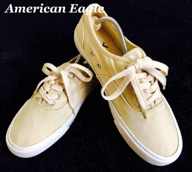【American Eagle】アメリカンイーグル Vintage Washed キャンバスシューズ スニーカー 27cm < ブランド  【American Eagle】アメリカンイーグル Vintage Washed キャンバスシューズ スニーカー 27cm  < ブランドの