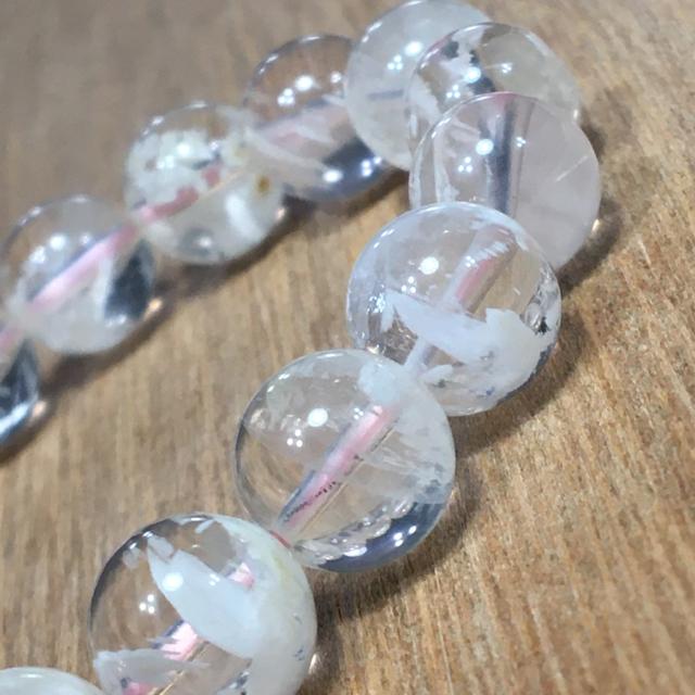 《No.072》高品質 マダガスカル産セリサイトインローズクォーツ < 女性アクセサリー/時計  《No.072》高品質 マダガスカル産セリサイトインローズクォーツ < 女性アクセサリー/時計の