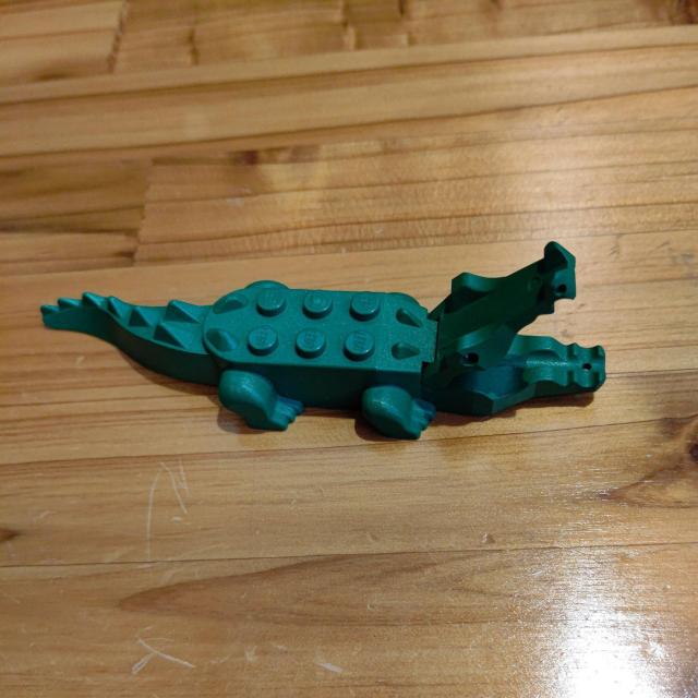 レゴパーツ♪ワニ♪クロコダイル♪ダークグリーン♪LEGO < おもちゃ  レゴパーツ♪ワニ♪クロコダイル♪ダークグリーン♪LEGO < おもちゃの
