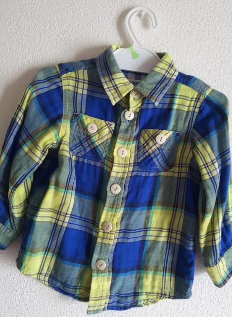 90★CHEROKEE★ダブルガーゼチェックシャツ★美品★送料無料 < キッズ/ベビー  90★CHEROKEE★ダブルガーゼチェックシャツ★美品★送料無料 < キッズ/ベビーの