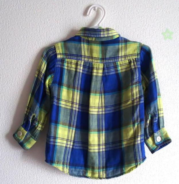 90★CHEROKEE★ダブルガーゼチェックシャツ★美品★送料無料 < キッズ/ベビー  90★CHEROKEE★ダブルガーゼチェックシャツ★美品★送料無料 < キッズ/ベビーの