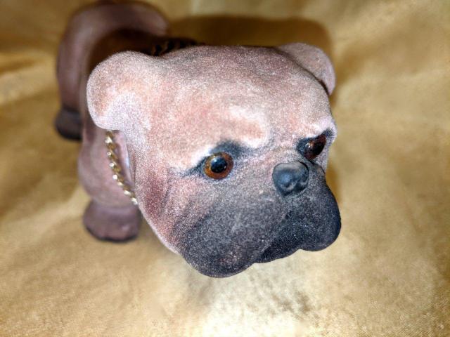 リアル ブルドッグ 首振り 置物 ビンテージ 昭和レトロ ボビングヘッド フロッキー 犬 いぬ イヌ アンティーク インテリア < インテリア/ライフ リアル ブルドッグ 首振り 置物 ビンテージ 昭和レトロ ボビングヘッド フロッキー 犬 いぬ イヌ アンティーク インテリア < インテリア/ライフの