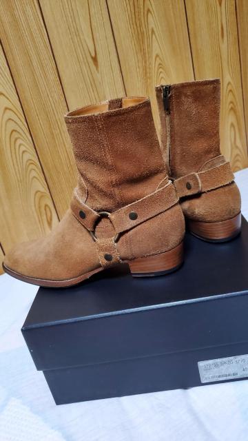 正規 サンローランパリ ワイアット ハーネスリングヒールブーツ 茶 40 ブラウンスエードレザー YSL クラシック 付属○保証書 < ブランド  正規 サンローランパリ ワイアット ハーネスリングヒールブーツ 茶 40 ブラウンスエードレザー YSL クラシック 付属○保証書 < ブランドの