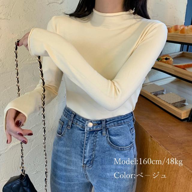 送料無料 新品 ベーシックニット プチハイネック 女性 < 女性ファッション  送料無料 新品 ベーシックニット プチハイネック 女性 < 女性ファッションの