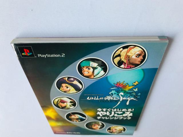 アンリミテッド:サガ 今すぐはじめる! やりこみチャレンジブック PS2 攻略本 ガイド Unlimited Saga Guide < ゲーム本体/ソフト アンリミテッド:サガ 今すぐはじめる! やりこみチャレンジブック PS2 攻略本 ガイド Unlimited Saga Guide < ゲーム本体/ソフトの