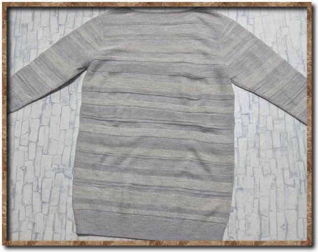 クードシャンス ボーダーニットチュニック グレー < ブランド クードシャンス ボーダーニットチュニック グレー < ブランドの