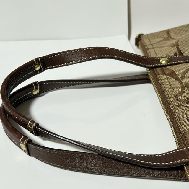 COACH �R�[�` 2WAY�o�b�O �V�O�l�`���[ �u���E�� �L�����o�X ���U�[ 11100 ���f�B�[�X �� �u�����h�� 