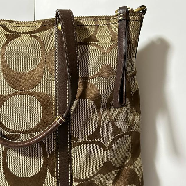 COACH �R�[�` 2WAY�o�b�O �V�O�l�`���[ �u���E�� �L�����o�X ���U�[ 11100 ���f�B�[�X �� �u�����h�� 