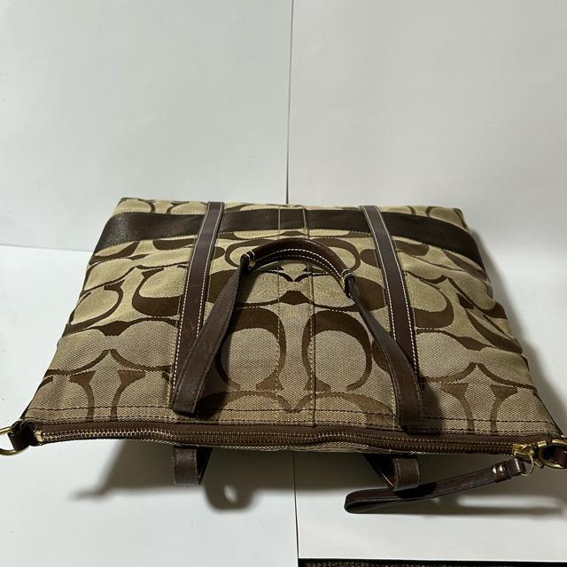 COACH �R�[�` 2WAY�o�b�O �V�O�l�`���[ �u���E�� �L�����o�X ���U�[ 11100 ���f�B�[�X �� �u�����h�� 