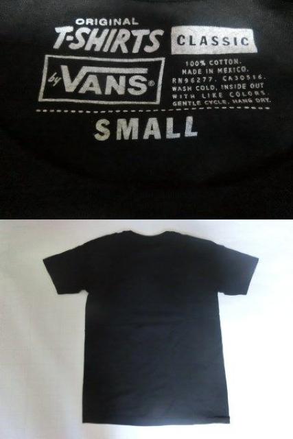 USA購入 バンズ【VANS】スカルプリントTシャツUS S ブラック < 男性ファッション  USA購入 バンズ【VANS】スカルプリントTシャツUS S ブラック < 男性ファッションの