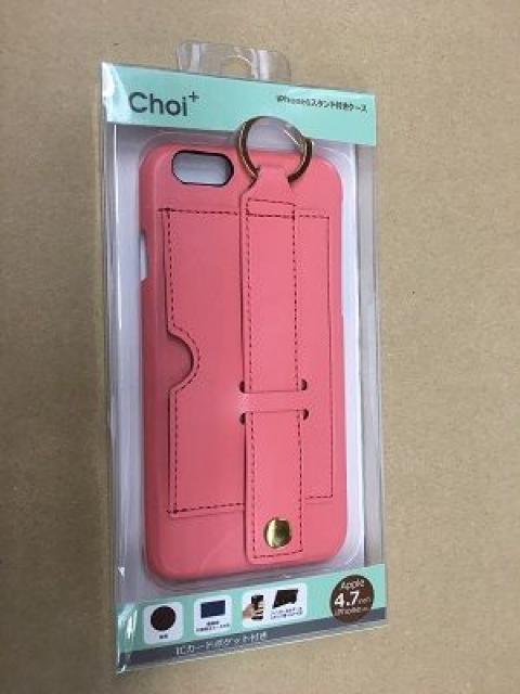 iPhone6スタンド付きケース、ピンク < PC本体/周辺機器  iPhone6スタンド付きケース、ピンク < PC本体/周辺機器の
