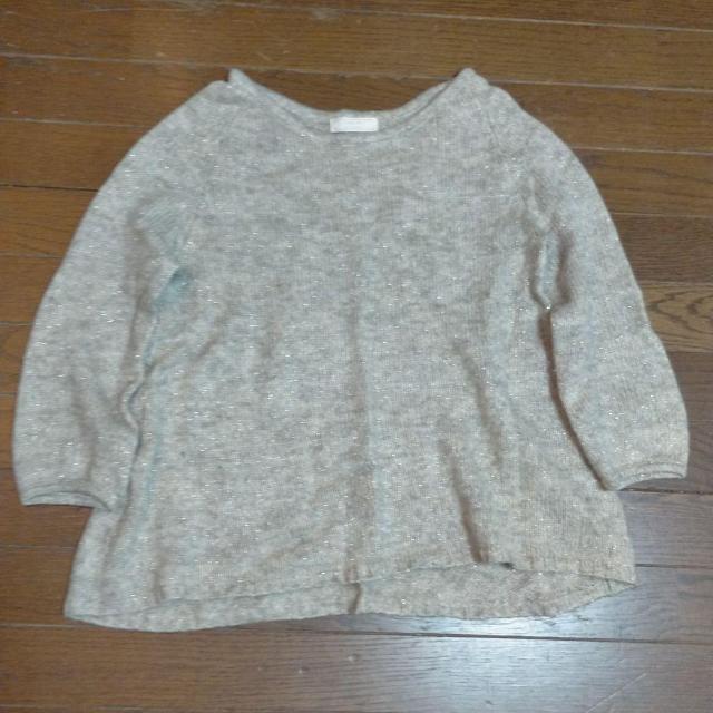 any SiSニットセーター モヘヤ混 ラメ糸 < 女性ファッション  any SiSニットセーター モヘヤ混 ラメ糸  < 女性ファッションの