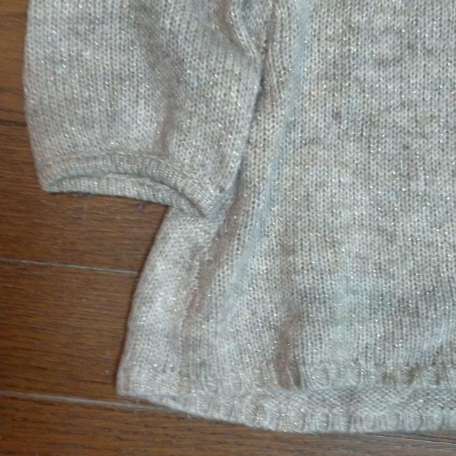 any SiSニットセーター モヘヤ混 ラメ糸 < 女性ファッション  any SiSニットセーター モヘヤ混 ラメ糸 < 女性ファッションの