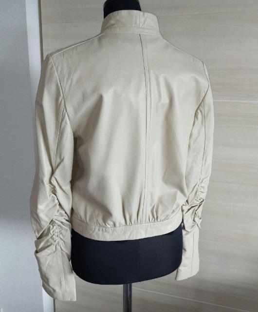 C.E.C.I.O■セシオ■blue-concious■ブルーコンシャス■ライダーラムレザージャケット■オフホワイト■38 < 女性ファッション  C.E.C.I.O■セシオ■blue-concious■ブルーコンシャス■ライダーラムレザージャケット■オフホワイト■38 < 女性ファッションの
