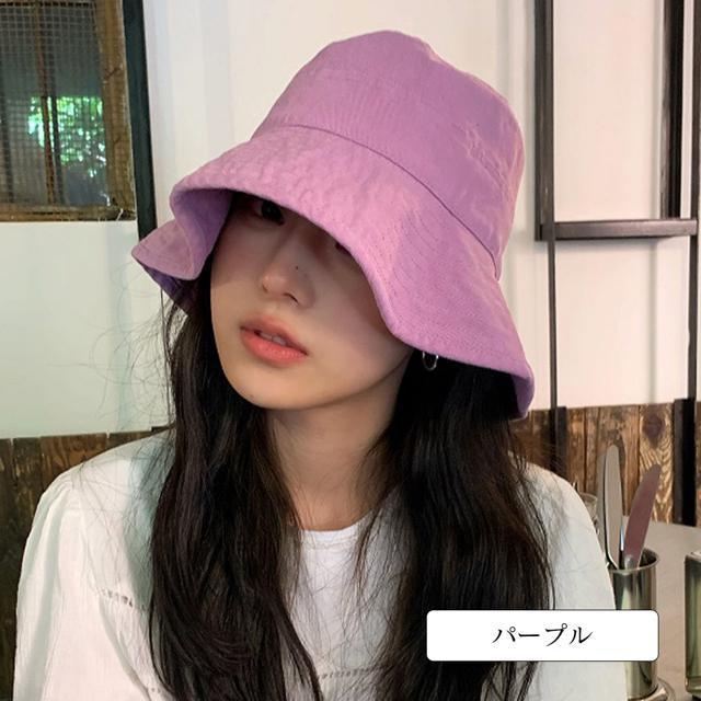 送料無料 新品 バケットハット 小顔 UV対策帽子 韓国 < 女性ファッション  送料無料 新品 バケットハット 小顔 UV対策帽子 韓国 < 女性ファッションの