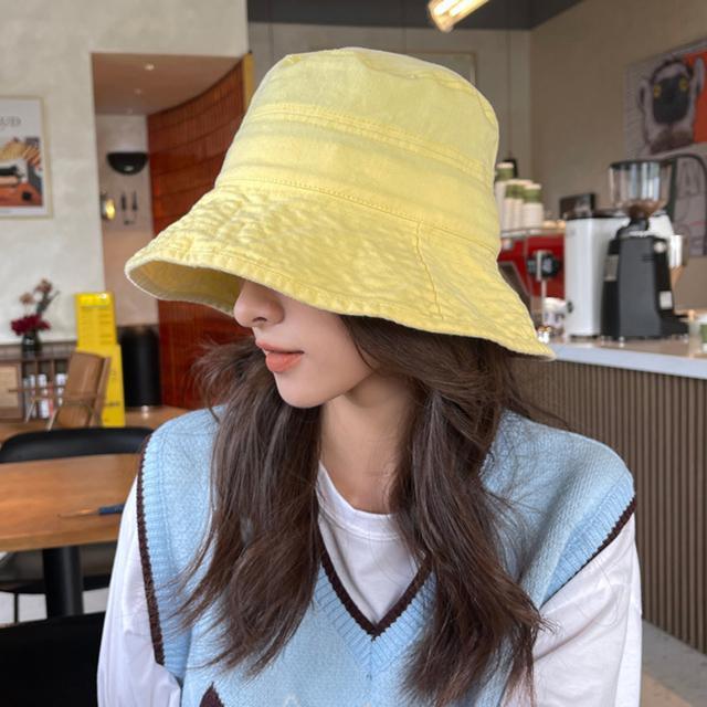 送料無料 新品 バケットハット 小顔 UV対策帽子 韓国 < 女性ファッション  送料無料 新品 バケットハット 小顔 UV対策帽子 韓国 < 女性ファッションの