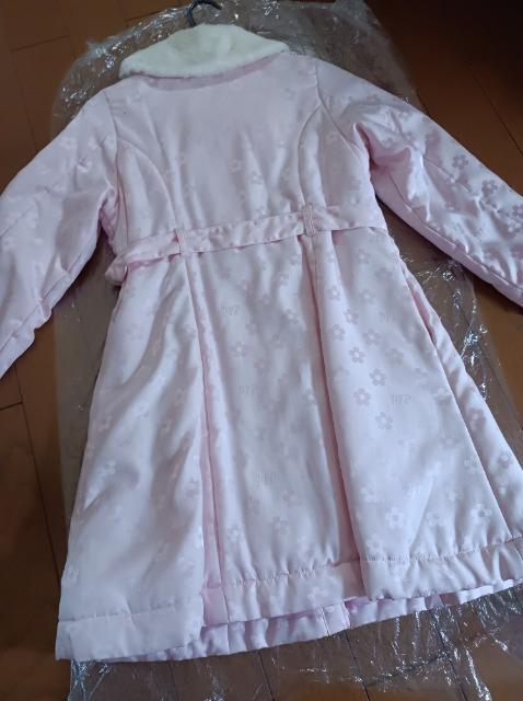 Dmezzo piano★mp総ロゴやわらか中綿コート★2WAY★訳あり★可愛い★メゾピアノ★大人もOK★ < キッズ/ベビー  Dmezzo piano★mp総ロゴやわらか中綿コート★2WAY★訳あり★可愛い★メゾピアノ★大人もOK★ < キッズ/ベビーの